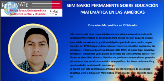 Seminario Permanente sobre Educación Matemática en las Américas – Tercera Conferencia
