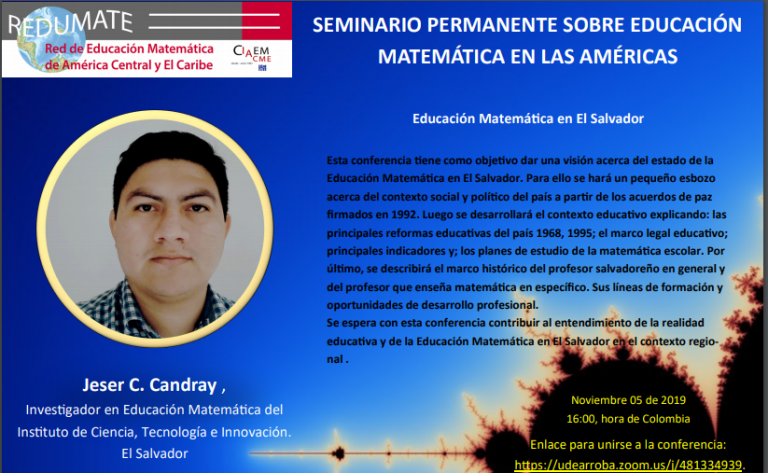 Seminario Permanente sobre Educación Matemática en las Américas – Tercera Conferencia