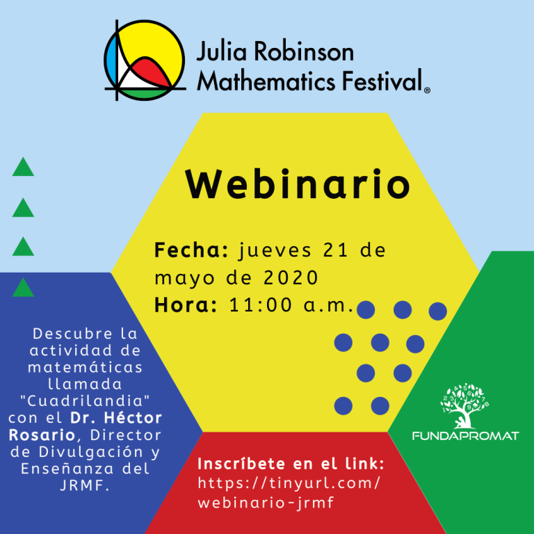 Webinario Semanal sobre Matemáticas Divertidas