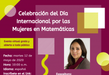 Celebración del Día Internacional por las Mujeres en Matemáticas