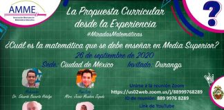 AMME y CIAEM consultan a Maestros de Bachillerato