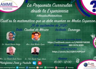 AMME y CIAEM consultan a Maestros de Bachillerato