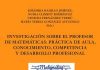 Acceso libre al libro INVESTIGACIÓN SOBRE EL PROFESOR DE MATEMÁTICAS: PRÁCTICA DE AULA, CONOCIMIENTO, COMPETENCIA Y DESARROLLO PROFESIONAL