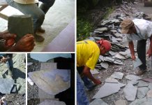 Etnomatemática. Vídeo 4. Medidas y clasificaciones en la extracción artesanal de la piedra tablón.