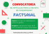 Participa en la Convocatoria de Artículos para la Revista de FUNDAPROMAT