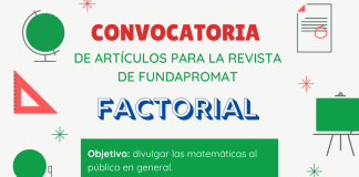 Participa en la Convocatoria de Artículos para la Revista de FUNDAPROMAT