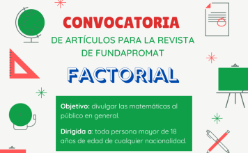 Participa en la Convocatoria de Artículos para la Revista de FUNDAPROMAT