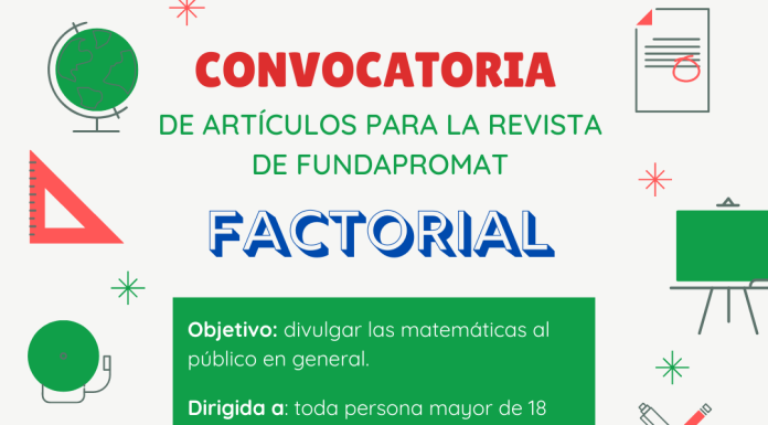 Participa en la Convocatoria de Artículos para la Revista de FUNDAPROMAT