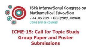 ICME 15: Convocatoria para la presentación de ponencias y posters a los Grupos de Estudio de Temas (TOpic Study Groups / TSG) ICME-15 TSG