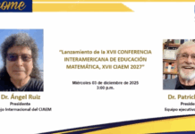 Lanzamiento de la XVII CIAEM en Barranquilla 2027