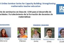 ICMI Online Seminar Series for Capacity Building: Strengthening mathematics teacher education / Serie de seminarios en línea de ICMI para el desarrollo de capacidades: Fortalecimiento de la formación de docentes de matemáticas Serie-seminarios-ICMI