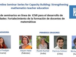ICMI Online Seminar Series for Capacity Building: Strengthening mathematics teacher education / Serie de seminarios en línea de ICMI para el desarrollo de capacidades: Fortalecimiento de la formación de docentes de matemáticas Serie-seminarios-ICMI