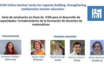 ICMI Online Seminar Series for Capacity Building: Strengthening mathematics teacher education / Serie de seminarios en línea de ICMI para el desarrollo de capacidades: Fortalecimiento de la formación de docentes de matemáticas Serie-seminarios-ICMI