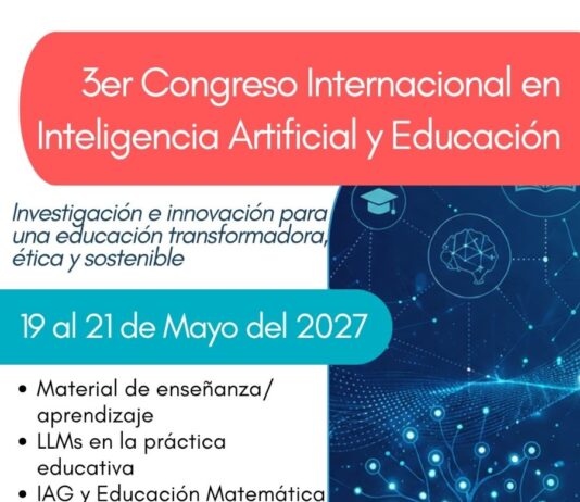 3er Congreso Internacional en Inteligencia Artificial y Educación (3CIIAE) flyer-3CIIAE